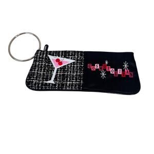 Maggi B Cosmopolitan Clutch Y2K Vintage Purse Bag Wristlet Black Pink